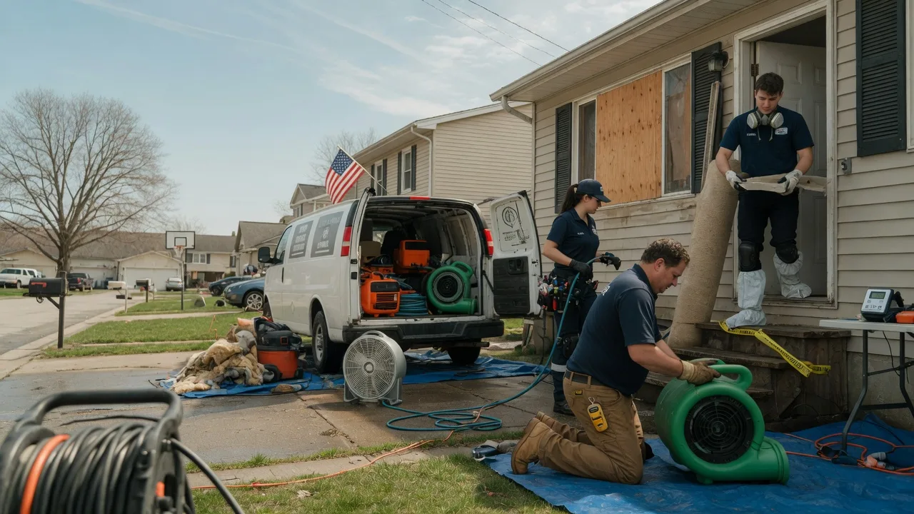 Water Damage Restoration in New Ross, IN near me